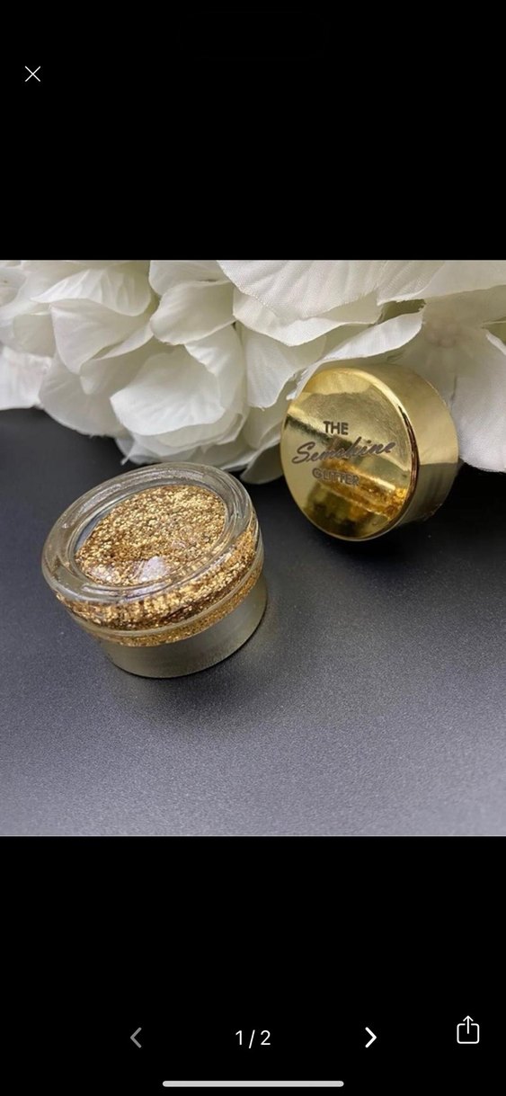 Parlak Altın Simli glitter - Görsel 2