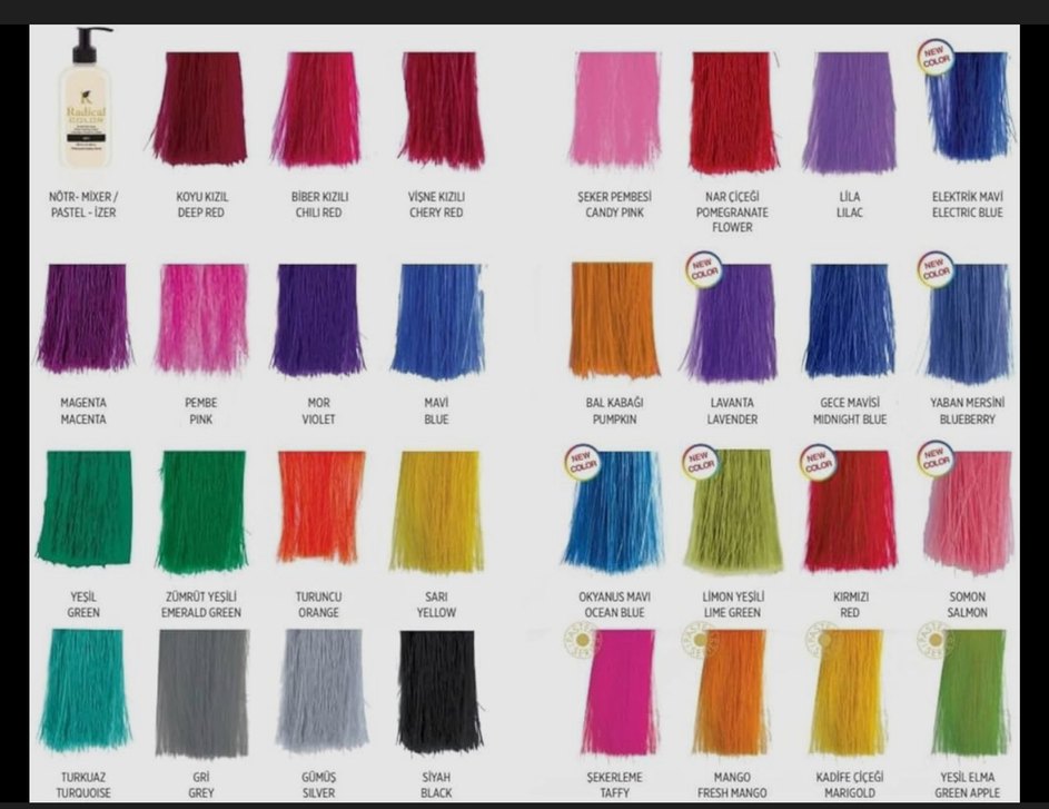 Radical Color Kadife Çiçeği Saç Boyası 250 ml - Görsel 2