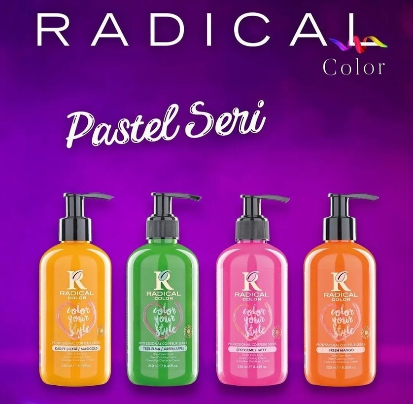 Radical Color Yeşil Elma Saç Boyası 250 ml - Görsel 2