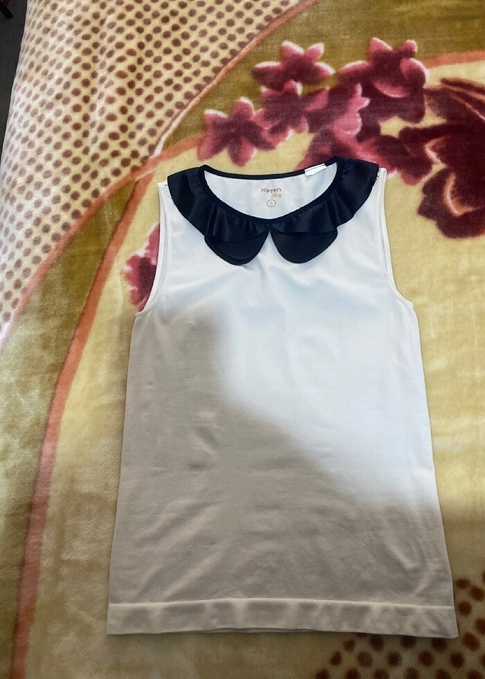 Koton kolsuz esnek bluz - Görsel 5