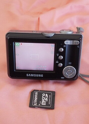 Samsung Digimax S500 5.1MP 3X Zoom fotograf makinesi PİLLİDİR 51
