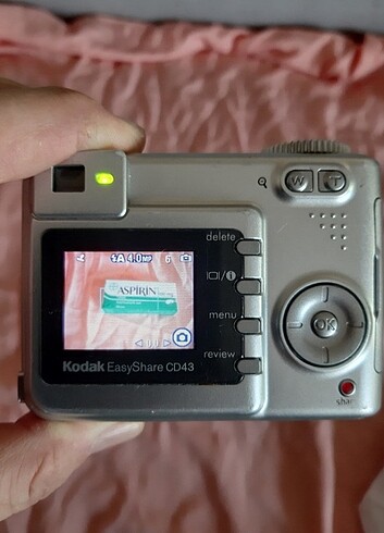 Kodak Easyshare CD43 5MP 3X Zoom Dijital Fotoğraf Makinesi PİLL