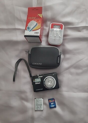 Nikon Coolpix S3200 16 Mp 6x Zoom 2,7 Lcd Hd Video Dijital Fotoğ