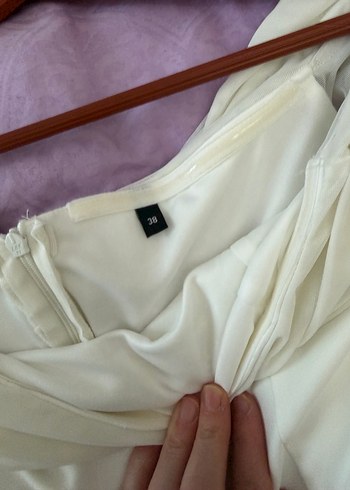 Straplez elbise - Görsel 6