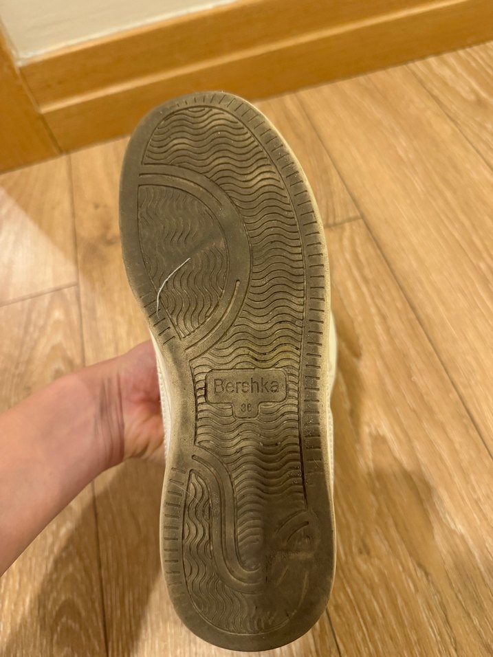 Beyaz Kadın Dolgu Topuk Spor Ayakkabı - Görsel 4