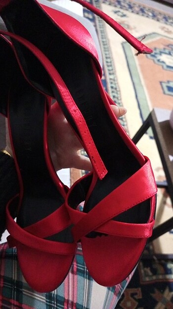 Diğer Kırmızı topuklu ayakkabı 