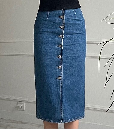 Midi jean etek