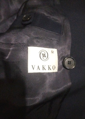 Lacivert Düğmeli Uzun palto - Görsel 8