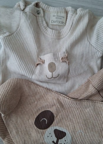Kahverengi Triko Erkek Bebek Takımı - Görsel 2