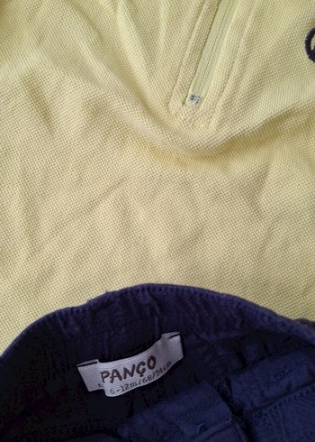 Panço Sarı Kısa Kollu  şortlu takım - Görsel 3