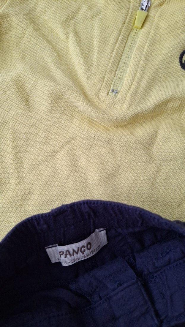 Panço Sarı Kısa Kollu  şortlu takım - Görsel 3