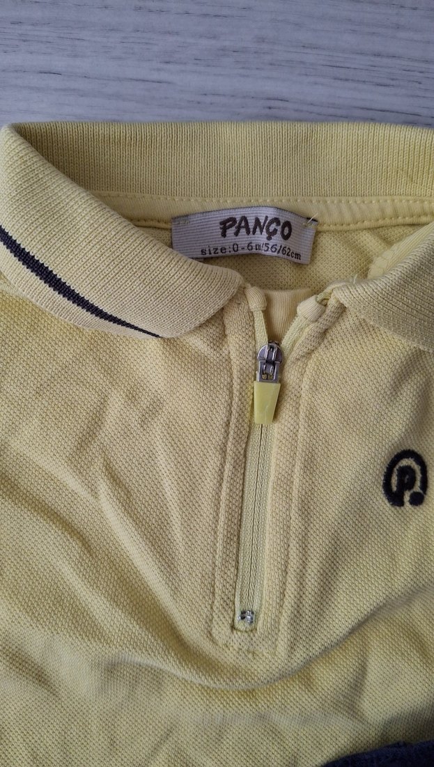 Panço Sarı Kısa Kollu  şortlu takım - Görsel 2