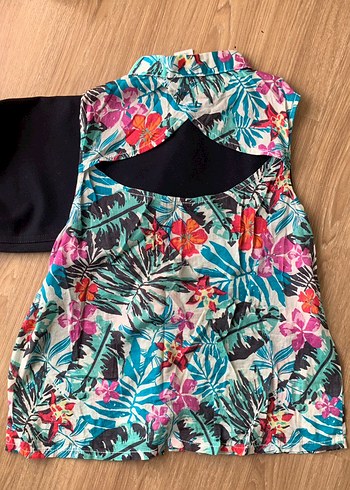 C&A sırt dekolteli kız çocuk gömlek - Görsel 5