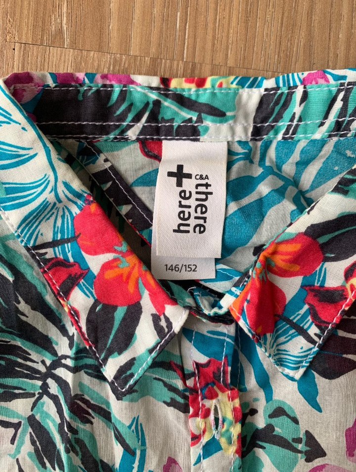 C&A sırt dekolteli kız çocuk gömlek - Görsel 3