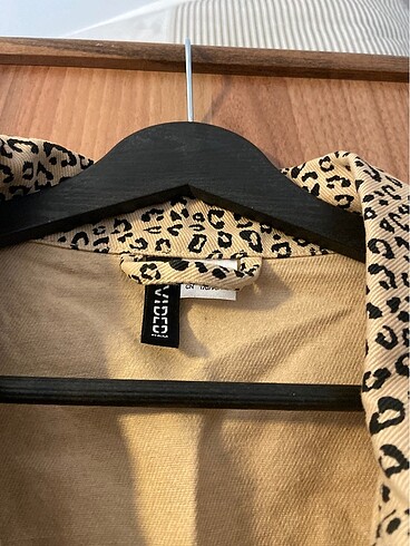 H&M H&M leopar desenli kot ceket