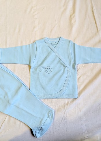 Mavi Bebek Takımı Uzun Kollu - Görsel 2