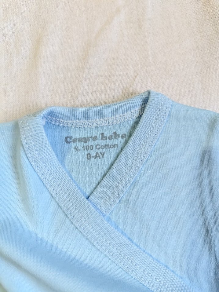 Mavi Bebek Takımı Uzun Kollu - Görsel 3