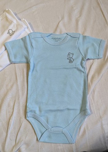 5 Adet 6 ay bebek Zıbın 2 sıfır kol 3 kısa kollu. *hediyeli - Görsel 2