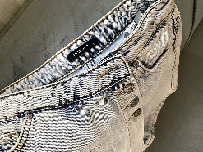 Trendyol & Milla TRENDYOLMİLLA Denim Şort Etek