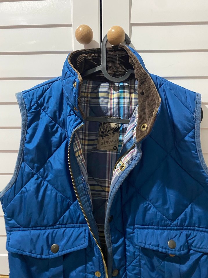 Düğmeli Mavi Midi Erkek Yelek - Görsel 3