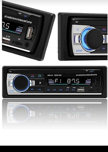 Bluetooth lu çift anti cıkıslı çift USB li sıfır oto teybi