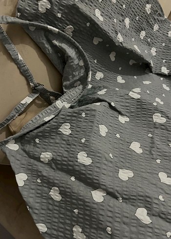 Gri Desenli Emzirme Örtüsü - Görsel 3