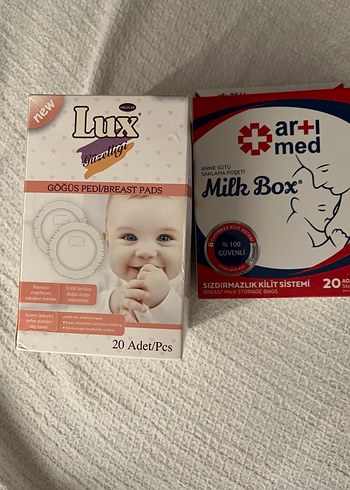 Lux Göğüs Pedi 20'li ve süt şaklama poşeti - Görsel 5