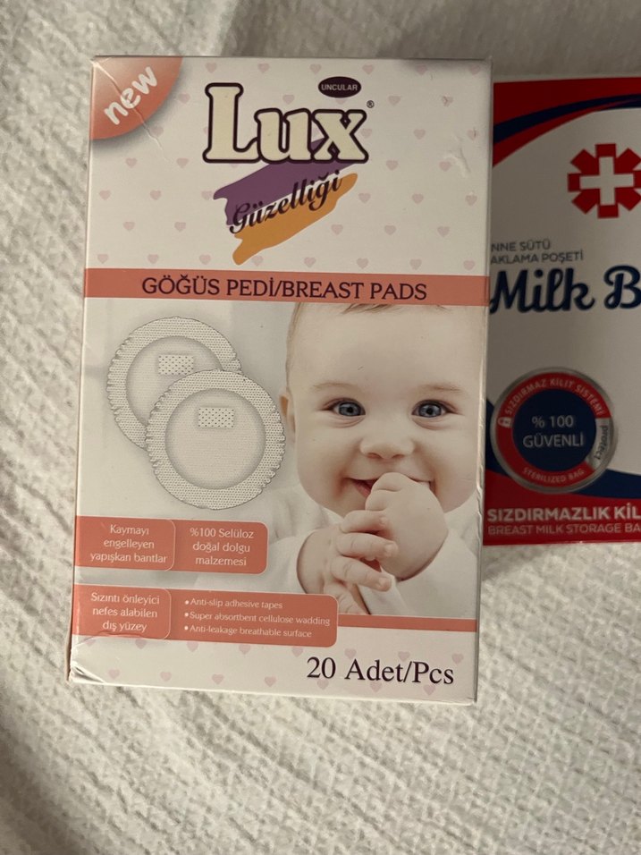 Lux Göğüs Pedi 20'li ve süt şaklama poşeti - Görsel 4
