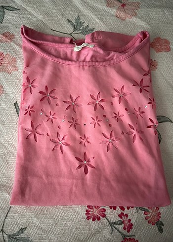 m Beden LCW pembe taşlı bluz