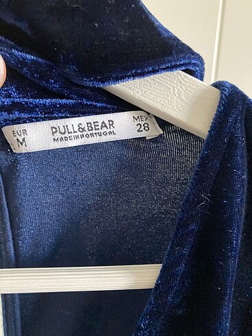 Pull and Bear Pull Bear kadıfe tulum