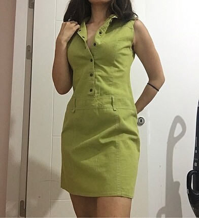 yeşil elbise