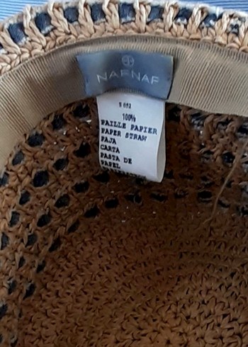 Naf Naf şık yazlık hasır Kadın Şapka - Görsel 7