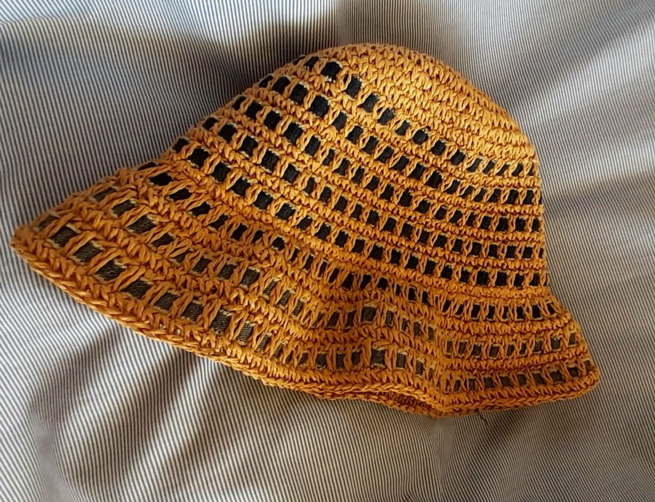 Naf Naf şık yazlık hasır Kadın Şapka - Görsel 5