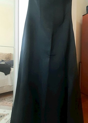 ZARA Siyah straplez gece elbisesi - Görsel 6