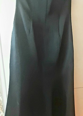 ZARA Siyah straplez gece elbisesi - Görsel 8
