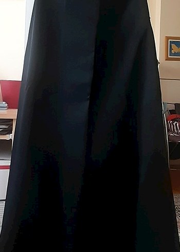 ZARA Siyah straplez gece elbisesi - Görsel 10
