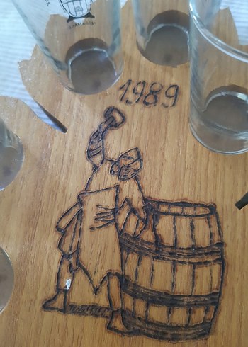 Ahşap Tepsili Bardak Seti - Görsel 5