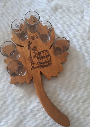 Ahşap Tepsili Bardak Seti - Görsel 3