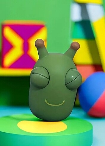 Diğer Squishy stres topu sıkmalı oyuncak sümüklü böcek