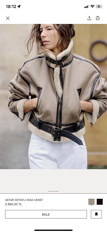 Zara Zara crop ceket