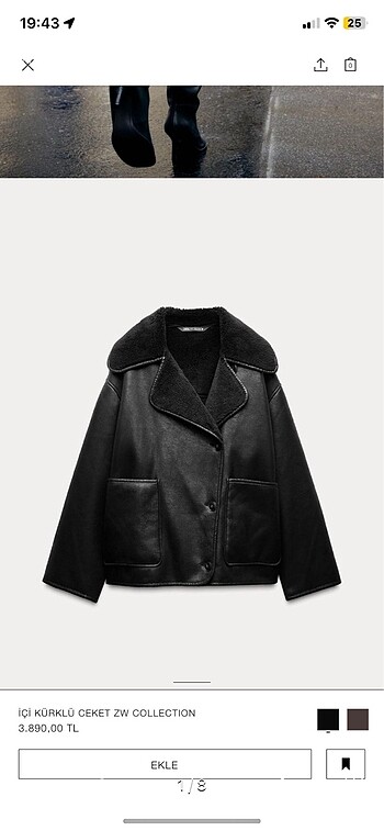 Zara yeni sezon ceket