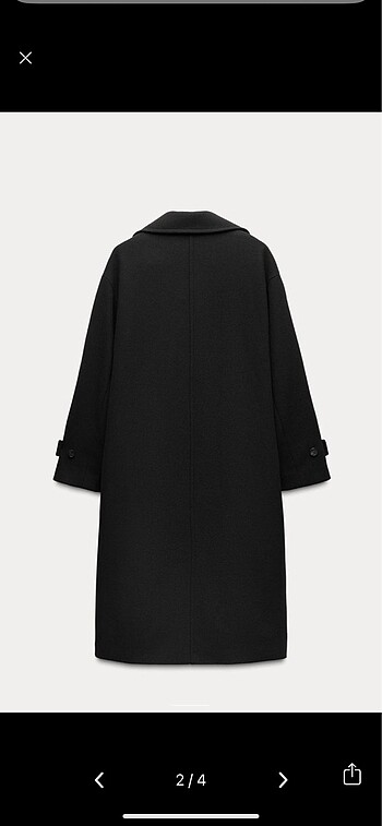 Zara Zara oversıze kaban