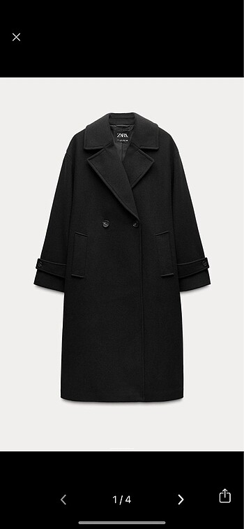 Zara oversıze kaban