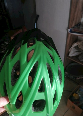 KALI Yeşil Biker Motosiklet Kaskı Velcro sıfır ayarında - Görsel 7