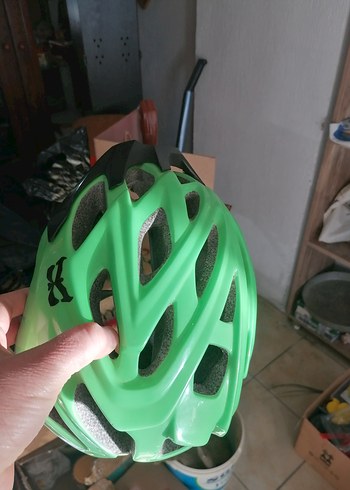 KALI Yeşil Biker Motosiklet Kaskı Velcro sıfır ayarında - Görsel 5