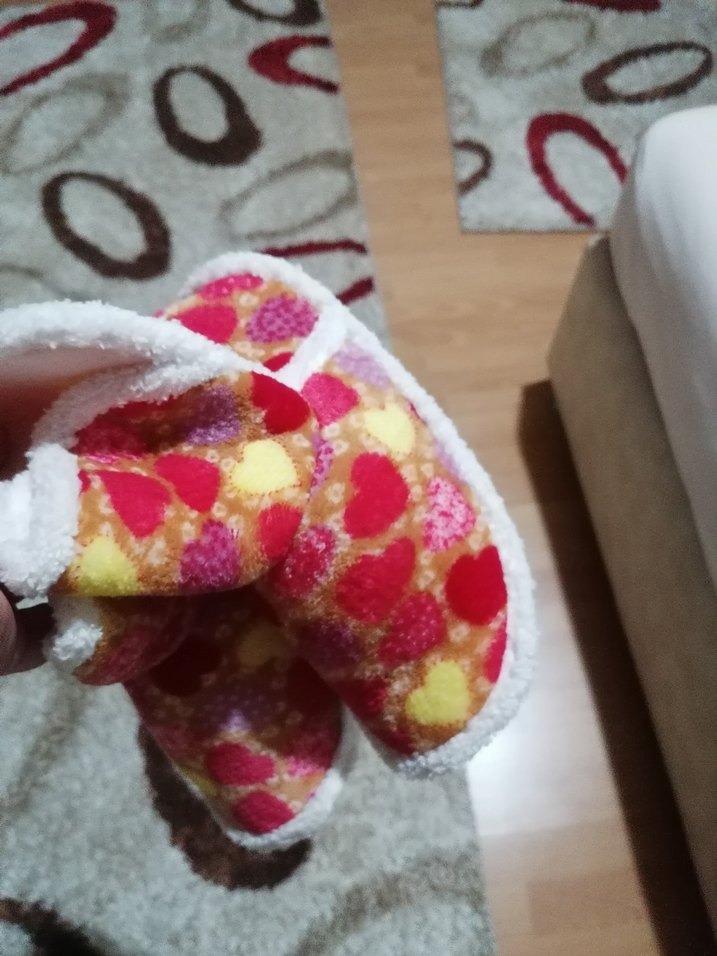 Kız Çocuk Çok Renkli Bohem Sıcak Terlik - Görsel 3