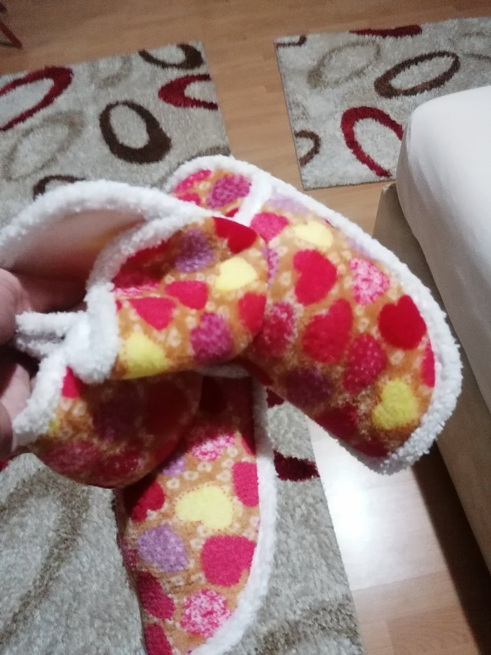 Kız Çocuk Çok Renkli Bohem Sıcak Terlik - Görsel 5