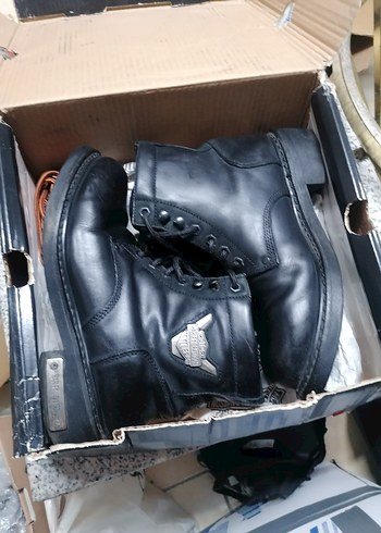 42 NUMARA HARLEY DAVİDSON DERİ BOT - Görsel 3