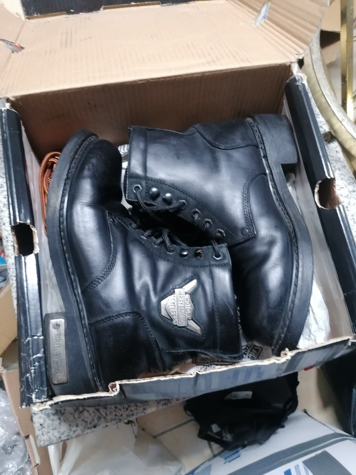 42 NUMARA HARLEY DAVİDSON DERİ BOT - Görsel 3