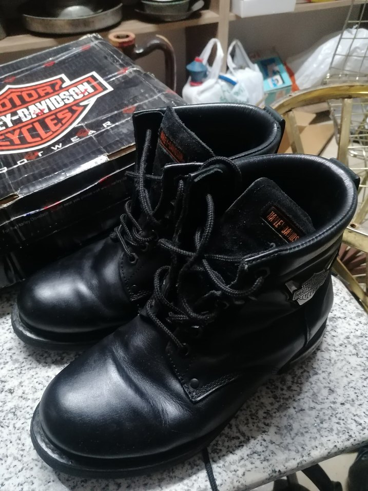 42 NUMARA HARLEY DAVİDSON DERİ BOT - Görsel 5